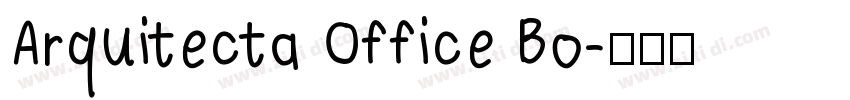 Arquitecta Office Bo字体转换